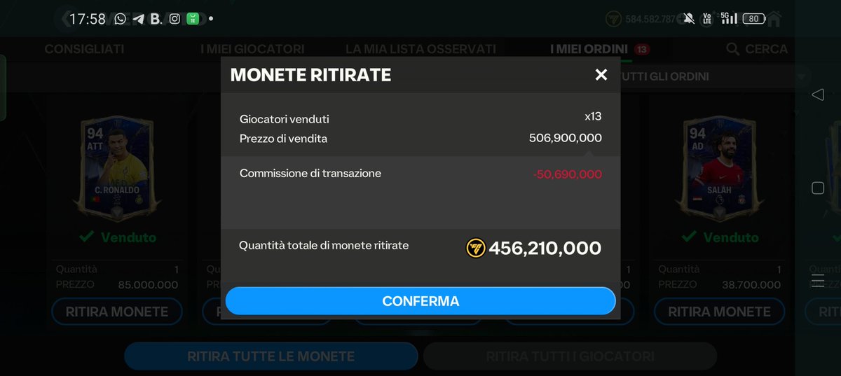 Isaac15060's tweet photo. @MariusMM06 @FirstHalfYT @Nakata767 @khoonigamingg @kean_eafc @shaaahruuukh @GOAT_of_FIFA 70M profit https://t.co/PeBeHqpodu