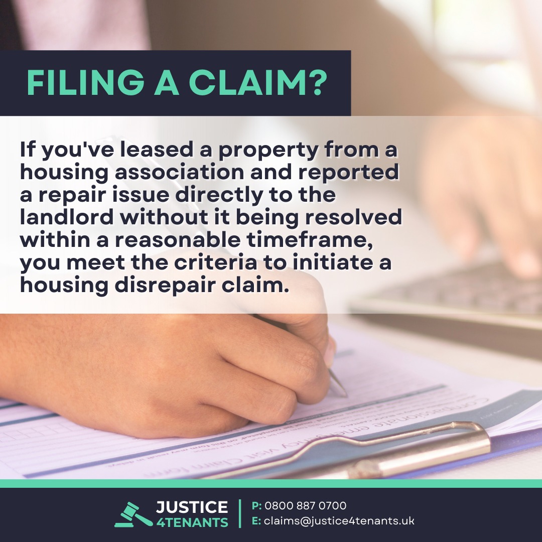 Take action today for the home you deserve.

Call us FREE today on 0800 887 0700 or email us on claims@justice4tenants.uk

#HousingDisrepair #Just4Tenants #UKHousing #UKRenting #RentingInUK #TenantUK #HousingUK #UKProperty #TenantRightsUK #UKTenants #UKRenters #UKRentalMarket