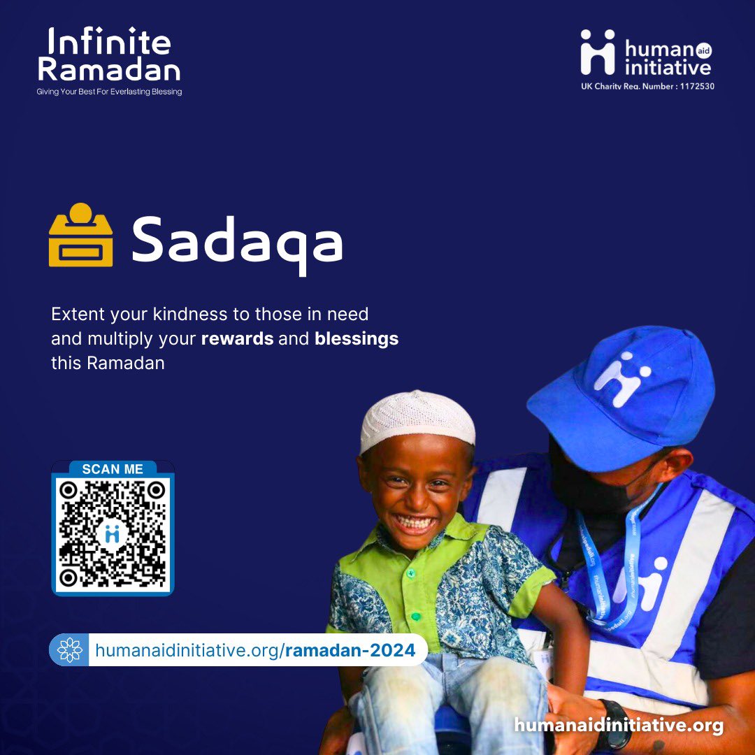 On this blessed Friday, let’s reflect on the teachings of the Prophet SAW( PBUH) by spending on the underprivileged. Donate your Sadaqah today! humanaidinitiative.org