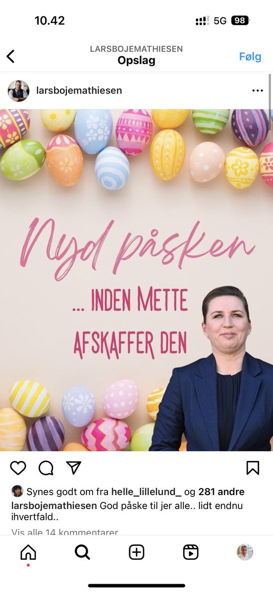 Det er en fornøjelse at kunne meddele, at @DanskDf1995 har indgået en strategisk samarbejdsaftale med @LBMathiesen, som fremover stiller sine some-platforme til rådighed for udbredelse af DFs kampagner 😀🐣 #ironikanforekomme #ingencopyright #påske #dkmedier