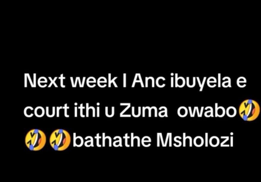 Expect anything from amaqabane ka Ramaphosa 🤣

<a href="/PresJGZuma/">Jacob G Zuma</a> <a href="/MYANC/">ANC - African National Congress</a>