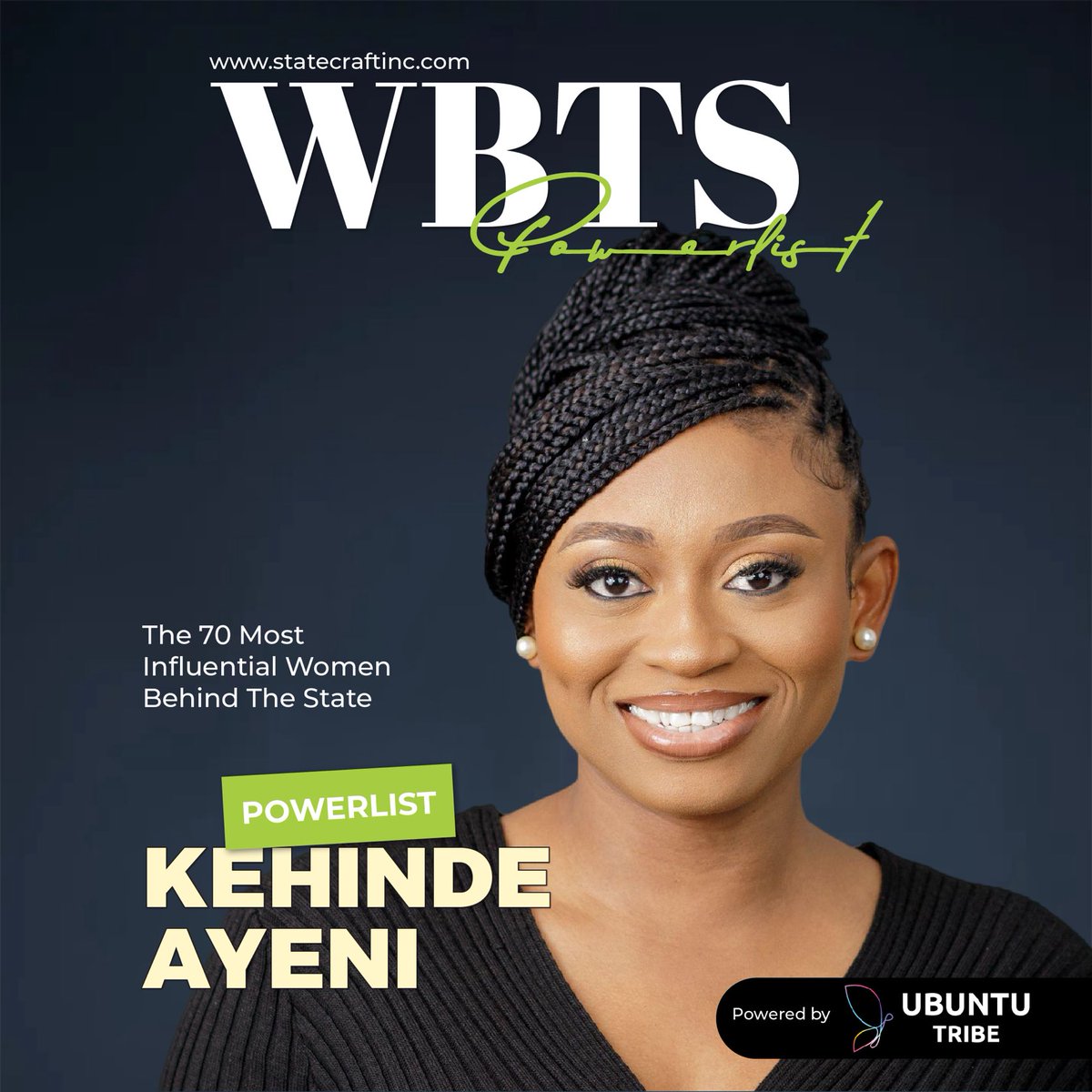 Join us in celebrating Kehinde Ayeni (ED ⁦@LEAPAfrica⁩), one of the 70 most influential women behind the state. #WBTS70