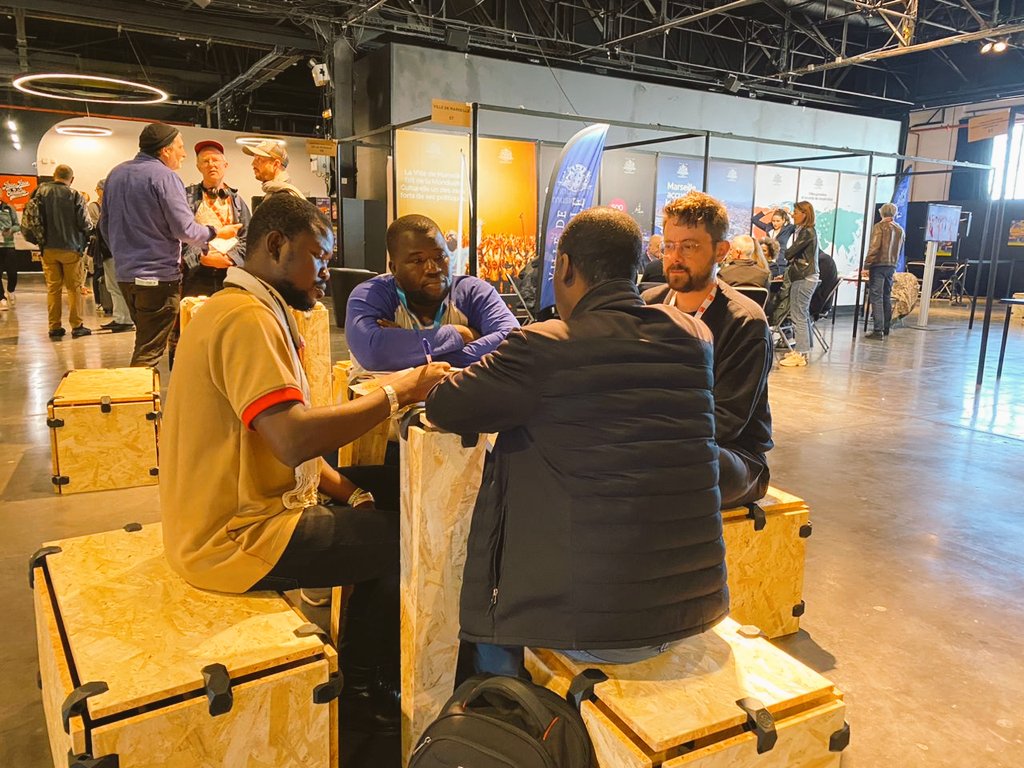 balislesage's tweet photo. #BabelMusicXP première journée bien remplie avec des rencontres professionnelles de haut niveau. Des partenariats en cours pour nos organisations https://t.co/ZXWaNIKB9c