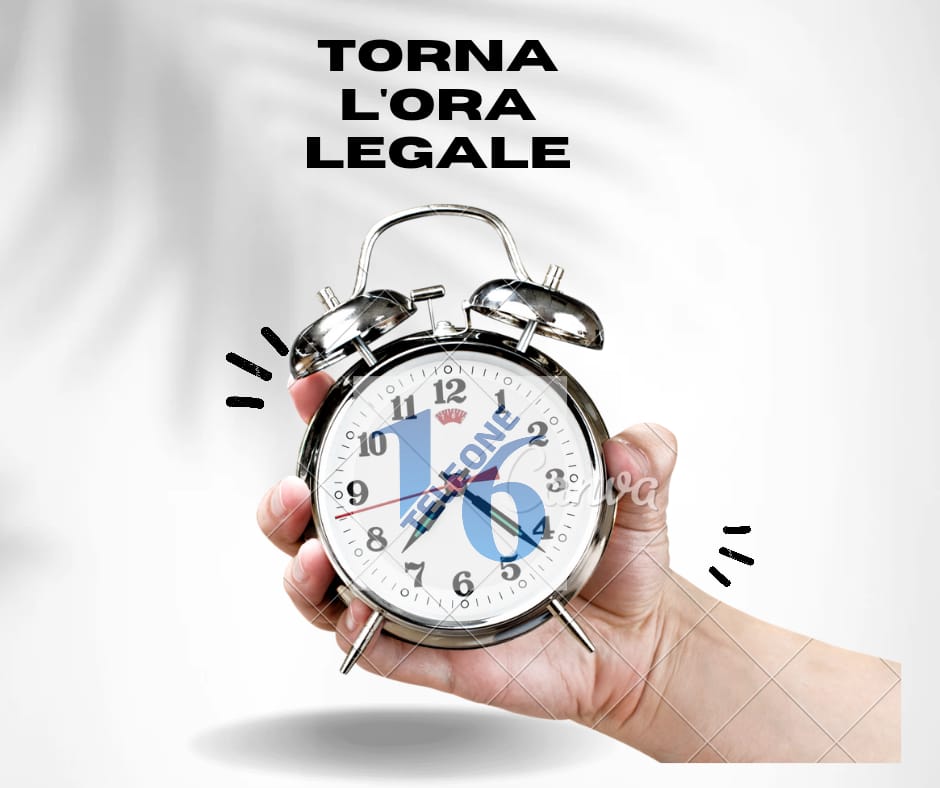 TeleOne16's tweet image. Stanotte alle 2:00 sposteremo le lancette di un'ora avanti.
#OraLegale #TeleOne