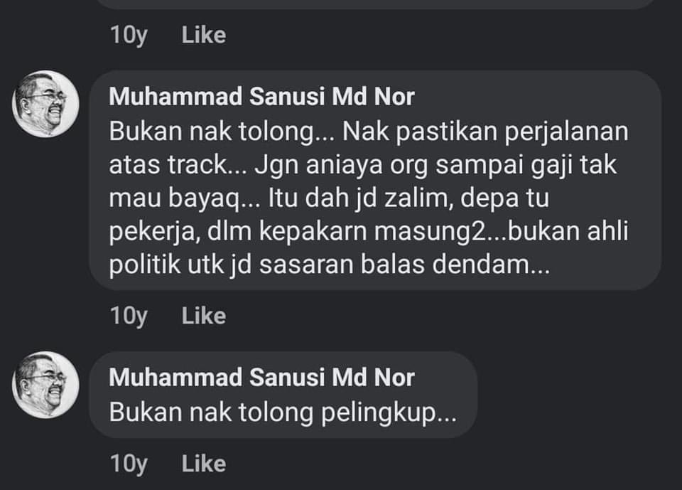 Kita serahkan kepada Sanusi untuk maki @SanusiMNor