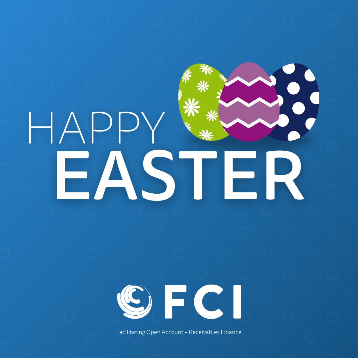 Happy Easter! 
We wanted to wish all our members and followers celebrating Easter, a wonderful weekend.
#fci #factoring #receivables #finance #easter