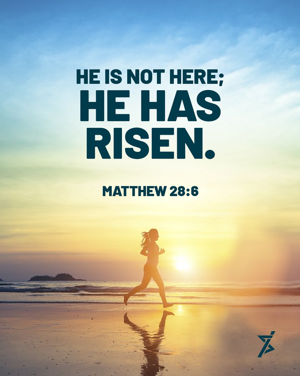 “Do not be afraid…He has risen.” 
Matthew 28:5-6⁠
⁠
Happy Easter from Christians in Sport

#easter #Resurrection #newlife #sportandfaith #HeIsRisen