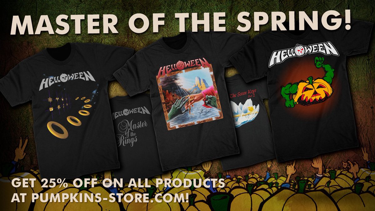 🎃💫 GET YOUR SHIRT NOW! 25% off on all products during our spring cleaning at pumpkins-store.com!