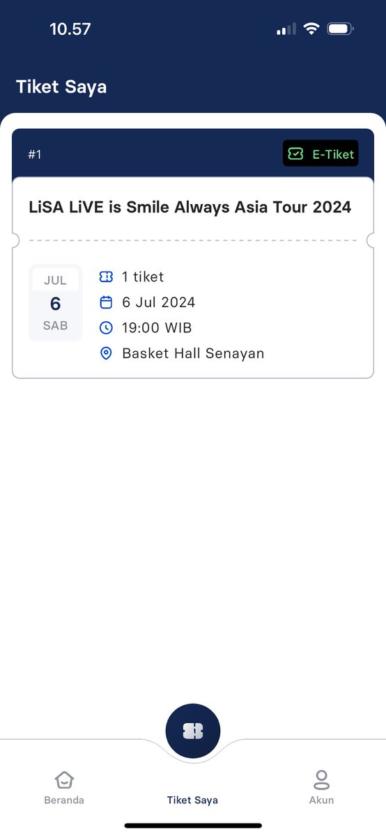FridoSn_'s tweet photo. War tiket LiSA santai bangett finally bisa ketemu Mba Lisa dari Tribun A😭 https://t.co/f3fKsv5xDZ