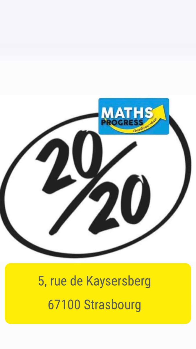 MathsProgress's tweet photo. MISSIONS ET VALEURS
La mission de MATHS PROGRESS est de placer la réussite scolaire au coeur des priorités. Faire progresser nos élèves et ainsi les faire réussir est dans notre ADN et fait partie intégrante de nos valeurs. https://t.co/VbclBNTrK8 https://t.co/zt2h2DCacy