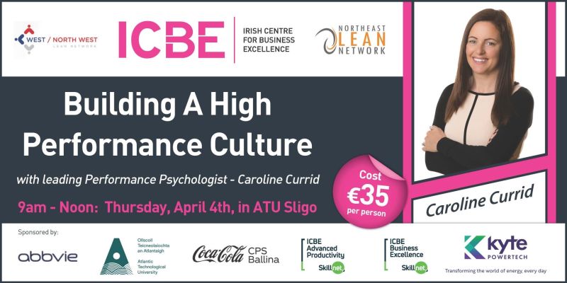 Join us for an inspiring session on building a high-performance culture with leading performance psychologist Caroline Currid. Happening on Thursday, 4 April, from 9 am to 12 pm on our campus. Save the date!