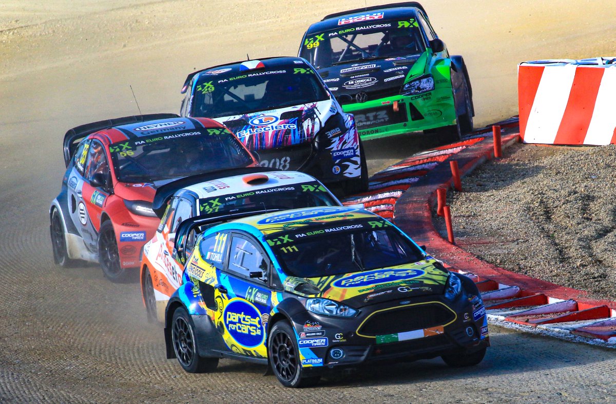 Leading the pack at round 5 of the FIA European Rallycross Championship 2019 in Lohéac, France! #GoodTimes #Rallycross #EuroRX