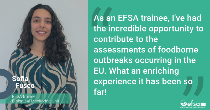 EFSA_EU's tweet photo. 💭 Discover the enriching experiences of our trainees!
From collaborating with leading scientists to contributing to scientific assessments, our diverse community fuels passion for learning & growth.
✍️ Apply by ⏲️ 29/4 ⤵️
https://t.co/B09BZ1UPJO
#EFSATraineeship #eucareers https://t.co/duOv9wvlqH