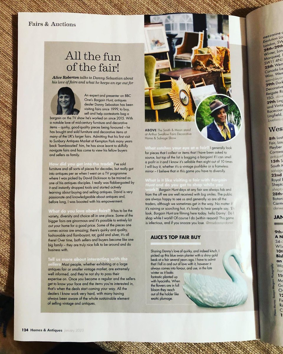 Just reminiscing back to when I did an article in @homes_antiques magazine. Always a pleasure to share tips secrets and knowledge and to read a good mag of course. Did you get a chance to read it ??