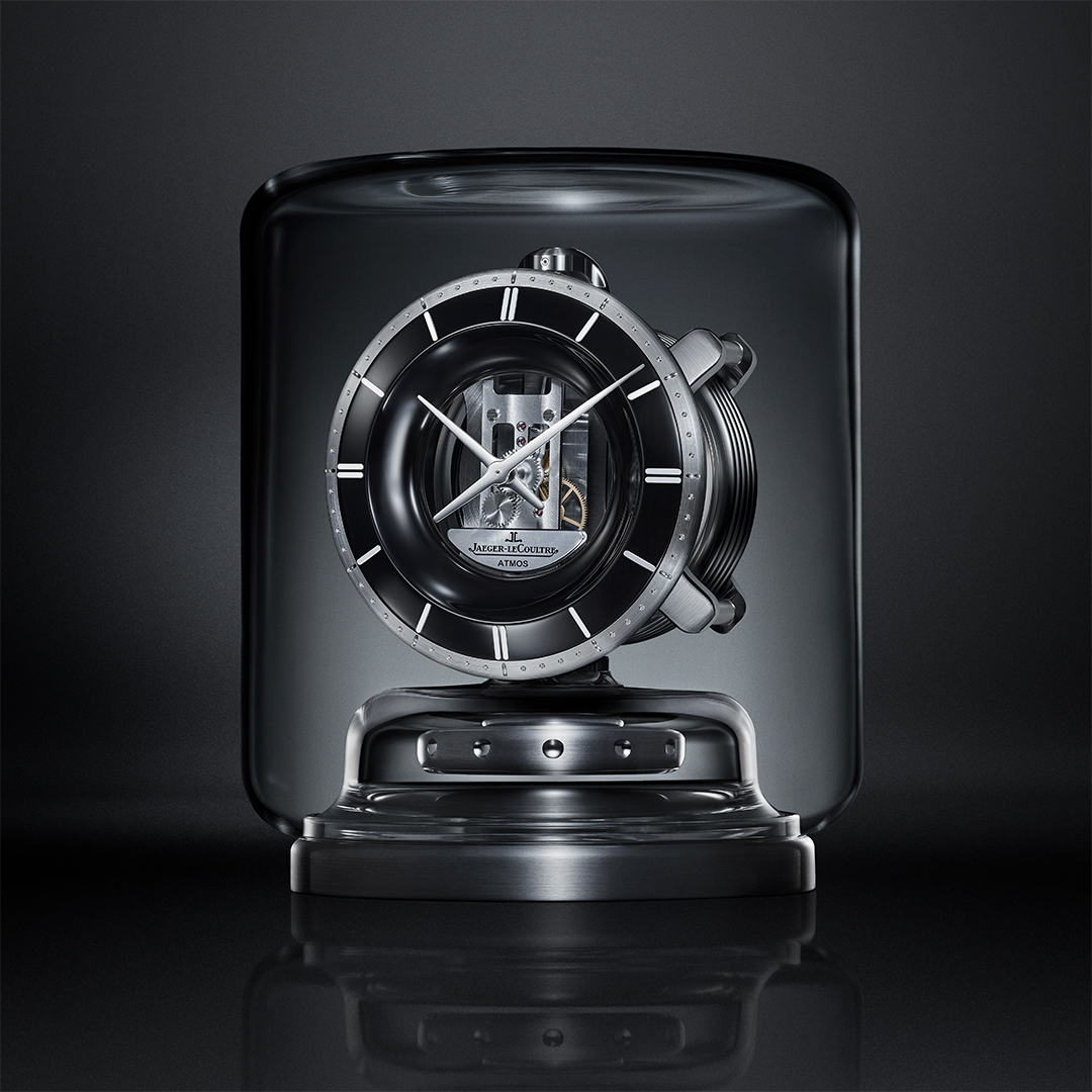 The Atmos Infinite, a perpetual clock with a minimalistic design. Discover more: bit.ly/AtmosInfinite #JaegerLeCoultre #Atmos