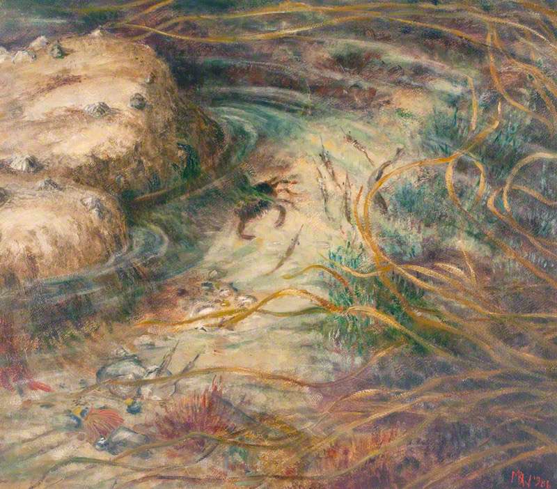 ‘Peace flows into me
As the tide to the pool by the shore;
It is mine forevermore,
It ebbs not back like the sea…’ ~ Sara Teasdale 

This #BookWormSat, join us for a day of peace and tranquility in all its forms. 🕊️

🖼️ Rockpool, Maria Burgess Whinney.