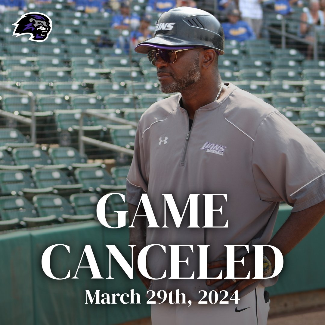 ‼️GAME CANCELLED ‼️
