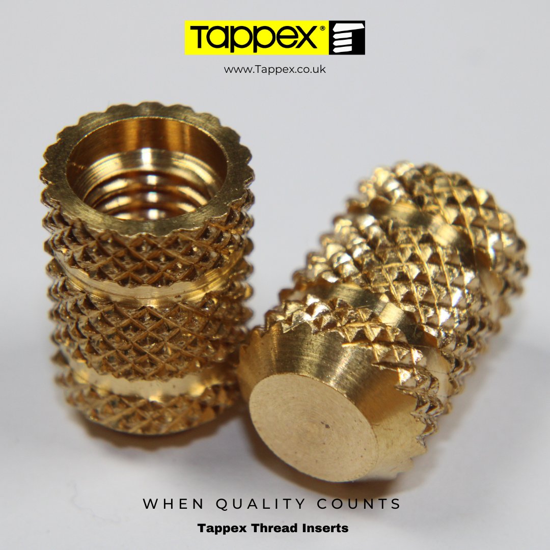 The Tappex Himould range of threaded insert fasteners are available in 3 different varieties. Manufactured in the UK and we have an excellent range of thread sizes avaialble from stock. When you need quality thread insert - talk to Tappex bit.ly/3kVr6tb