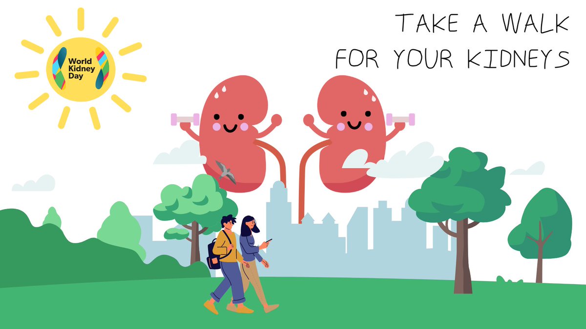 Walking is one of the easiest ways to improve overall health and maintain an active lifestyle when you have kidney disease or are on dialysis. Stay active for #KidneyMonth and help us raise awareness about kidney disease! #WorldKidneyDay #KidneyHealth