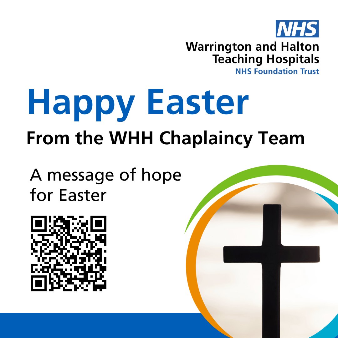 Hope, is at the very heart of Easter. To celebrate, our WHH chaplaincy team have produced a short message to encourage and help bring hope to staff, patients and visitors here 🔽 ow.ly/b0Oi50QXAHM Happy Easter!