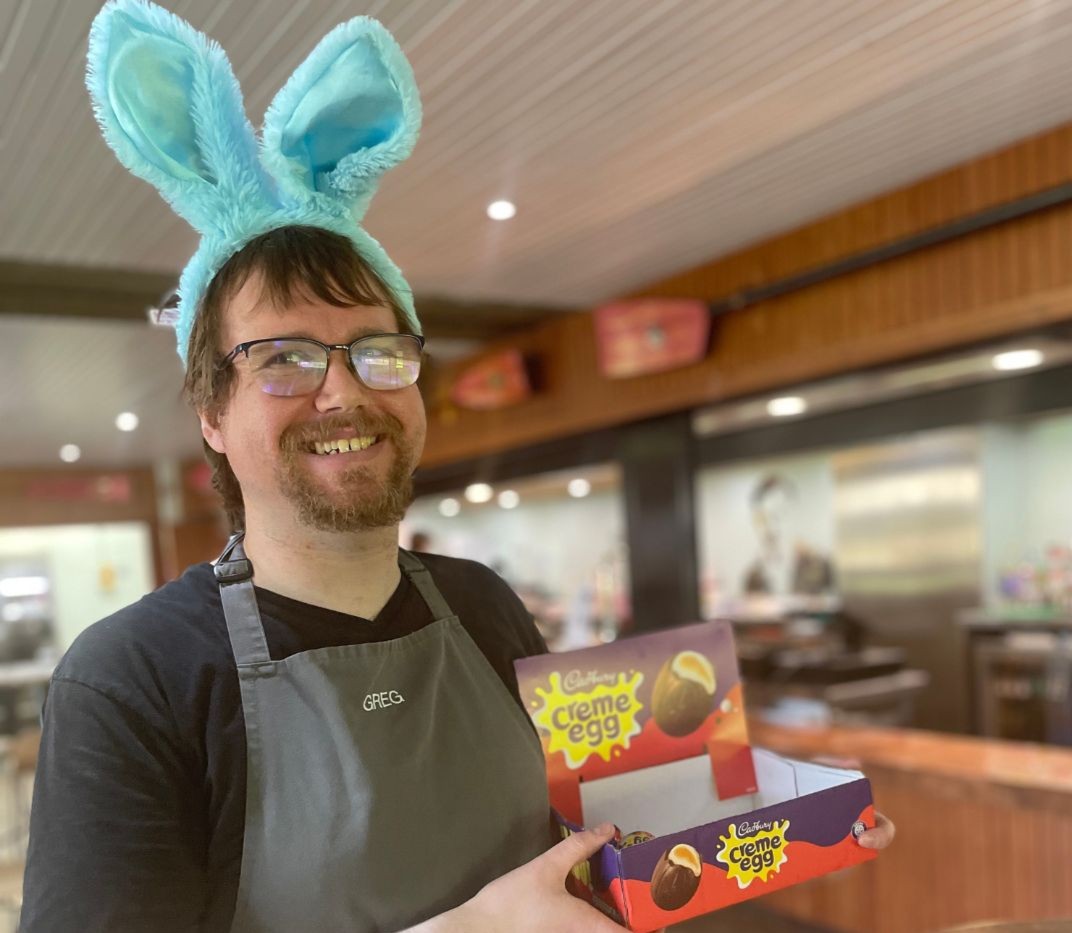 Wishing everyone in our community a restorative long weekend, not least from our very own 'Easter Barista'!