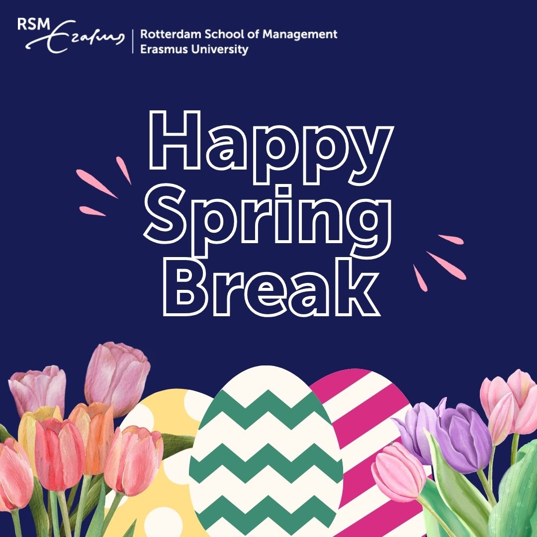 Spring is in the air! We wish you a well-deserved spring break.