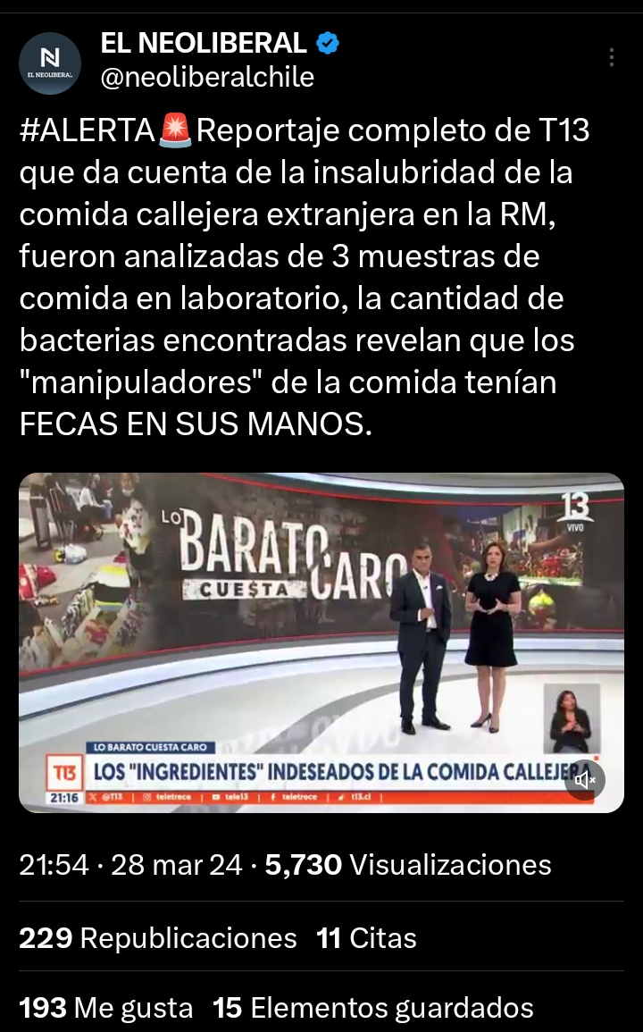 <a href="/ArgomedoVecinos/">Vecin@s Argomedo</a> <a href="/Muni_Stgo/">Santiago</a> <a href="/IraciHassler/">Irací Hassler Jacob</a> <a href="/rosarioxstgo/">Rosario Carvajal por Santiago</a> <a href="/Santiago_Mekis/">Santiago Mekis</a> <a href="/jmenaconcejal/">Juan Mena</a> <a href="/ana_maria_yanez/">Ana Yáñez Concejala x Santiago</a> <a href="/PaolaMeloCea/">Paola Melo</a> <a href="/CamilaDavagnino/">Camila Davagnino Reyes</a> <a href="/YasnaTapiaC/">Yasna Tapia Concejala Stgo</a> <a href="/DafneConchaF/">Dafne Concha Ferrando 🇨🇱 #PalestinaLibre</a> <a href="/vickypalmaerpel/">Virginia Palma Erpel</a> Los carros de comidas callejeros ponen en peligro la salud publica de la población

<a href="/STGOSeLevanta/">SantiagoSeLevanta</a>
<a href="/VecinosArgomedo/">vecinos argomedo</a>