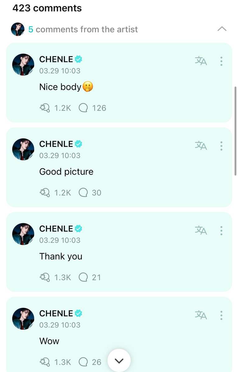 jenrenbot's tweet photo. how to get chenle’s attention… 5 comments 😭😭 https://t.co/51Y8NLtbuW