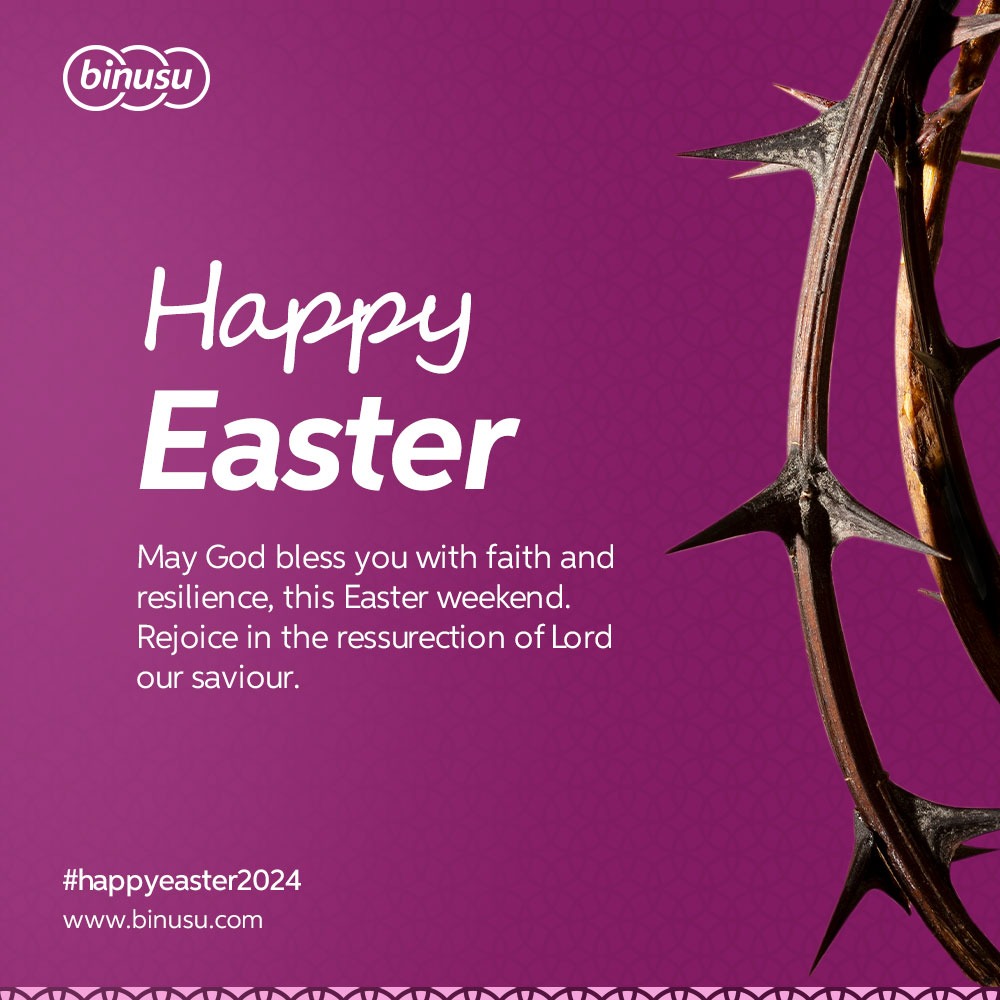 Binusu_official's tweet photo. May your Easter Holiday be filled with abundance, Joy and Happiness. #HappyEaster https://t.co/nLuswxXLo2