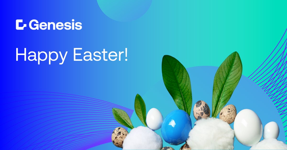 Happy Easter! 🌷🐣Here's to a joyous Easter filled with love, hope and (hopefully) plenty of Easter eggs! 🥚 🍫#HappyEaster #GenesisGlobal