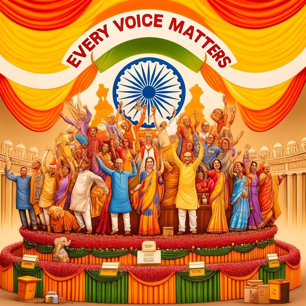 The dance of democracy unfolds again. As parties gear up for the Lok Sabha Elections, let's remember that every voice matters. Let's inspire change, let's make our vote count. #LokSabhaElections2024 #DemocracyInAction 

Btw you can now post images with @LdrX_ai 🫶