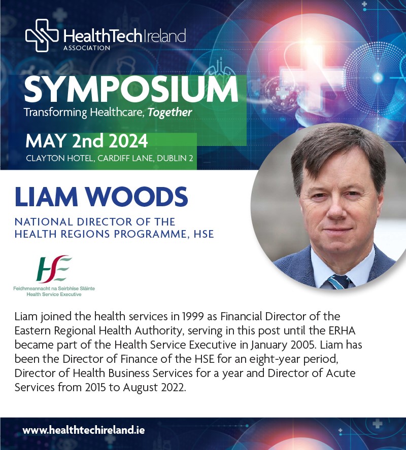 One of several very exciting additions to our agenda! Early Bird tickets end this Tuesday. Grab your ticket and view full the agenda here ➡️ eventbrite.ie/e/816449030027… #healthtechireland #symposium #regionalhealthareas #hse #healthtech