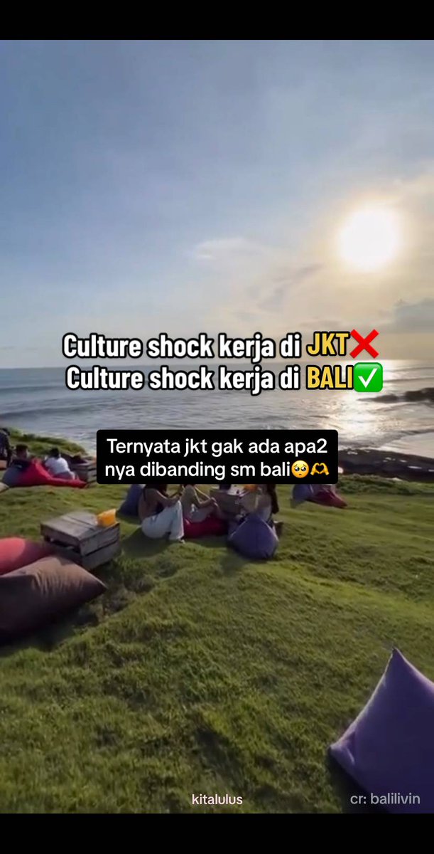 Ternyata lebih shock di bali dibanding jakarta ‼️

Source: pejuangkerja &amp; jodoh kamu🦖
A THREAD