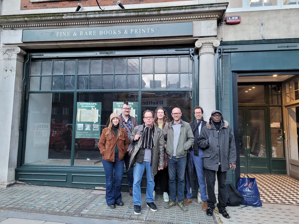 Bye bye Sackville Street- here's a very tired crew about to embark on a well-deserved evening of beer and darts.