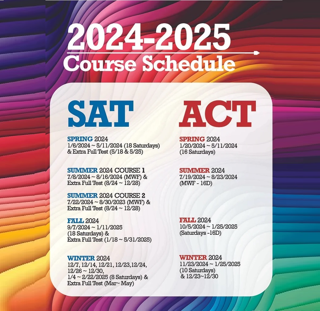 📚 Get ahead with Y2 Academy Cherry Hill NJ's 2024-25 Course Schedule for SAT_ACT prep! 🚀 Contact us now for more information!
y2academy.com/calender-sched…

#Y2Academy
#SATprep
#ACTprep
#CourseSchedule
#TestPreparation
#CherryHillNJ
#Education
#CollegeAdmissions
#ExamPrep