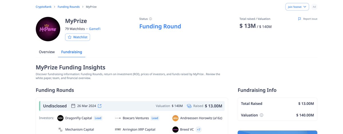 0xbrel's tweet photo. EARLY ALPHA 

Get ready for the future of crypto gaming with @myprizecom 

Have you heard of MyPrize?  It's a brand new crypto casino platform that's shaking things up with a focus on multiplayer experiences. https://t.co/5jeSJPVxf6