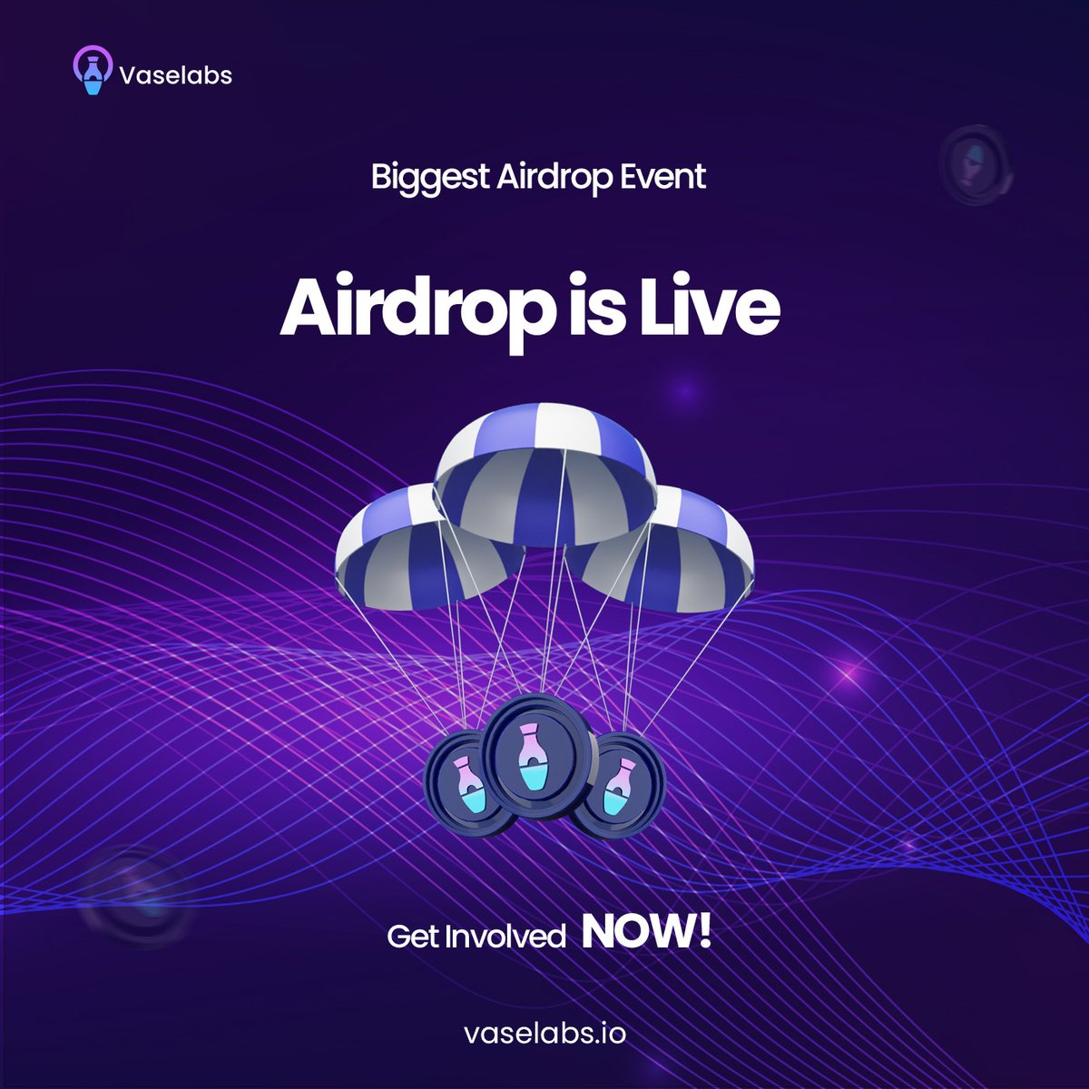 $VSE Airdrop is Live. 🔥 Stand a chance to win big in the $25,000 💶 XVT prize pool. Perform daily tasks to accumulate more XVT. Join here: 👇👇 vaselabs.io/airdrop-v2 #vasetoken #vaselabs #Airdrops #Giveaways #vse