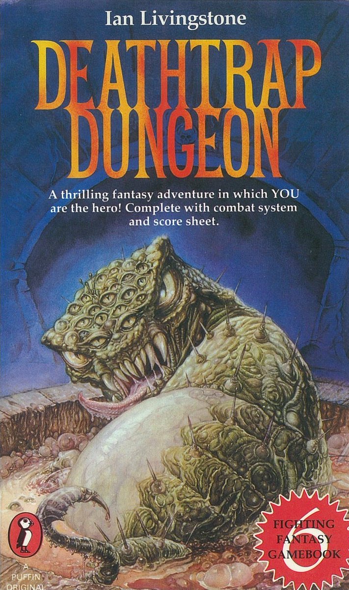 Today marks the 40th anniversary of Deathtrap Dungeon. To celebrate I've written another sequel, The Dungeon on Blood Island, doing my best to lure people to their doom once again. Where's Throm when you need him? May your STAMINA never fail! @fightingfantasy @scholasticuk