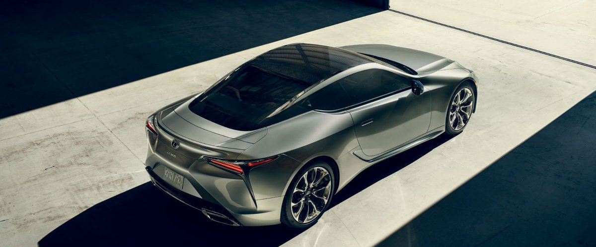Creating a feeling of airy freedom in the Lexus LC cabin with a glass roof, while the chrome-plated mouldings running alongside it amplify the elegant coupé profile. Want to drive one? #Lexus #LexusLC #LuxuryCar @LexusUK