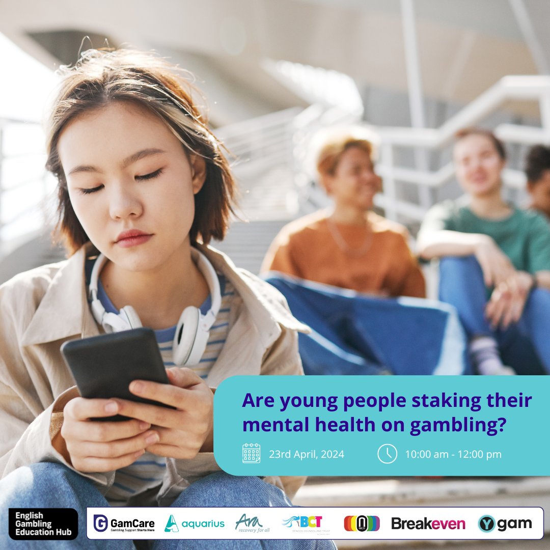 📣 Only a few tickets remaining for the English Gambling Education Hub's event discussing 'Is the mental health of young people at risk due to gambling?' 👉Grab your spot now- ow.ly/lKZE50QYPJz 2 w