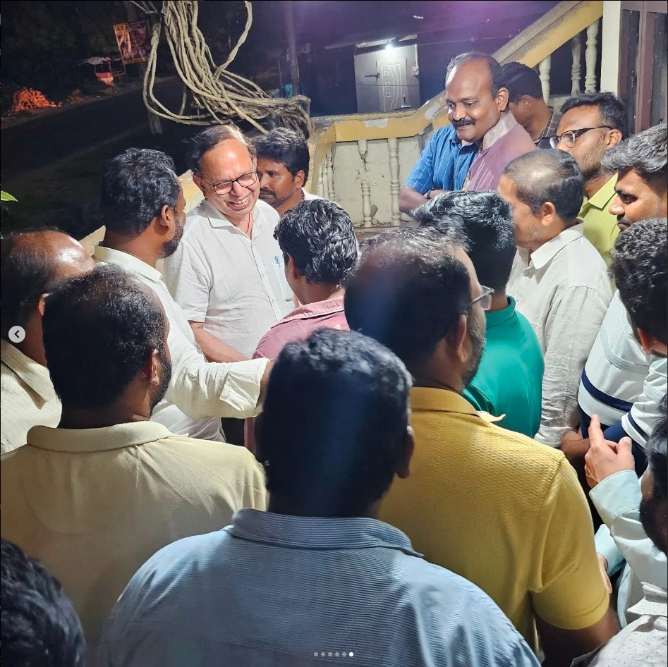 Grateful for the warm welcome and blessings at the local church in 6th Ward, Avanigadda. It's humbling to see the support and love from my fellow Christian brothers and sisters including small children. From serving as a cancer doctor to stepping into the political arena, I'm…