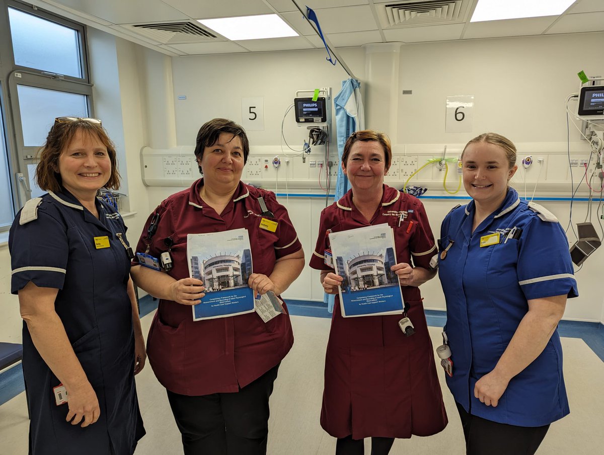 MarieFogarty7's tweet photo. Training of our HCAโs in #teamEM of delegated observations is coming along nicelyโฆ great to see all the team getting involved in this learning and what it means for their roleโฆ #learning #developing #MDTapproach @Lydiabotham https://t.co/C5EOOEP9Lc