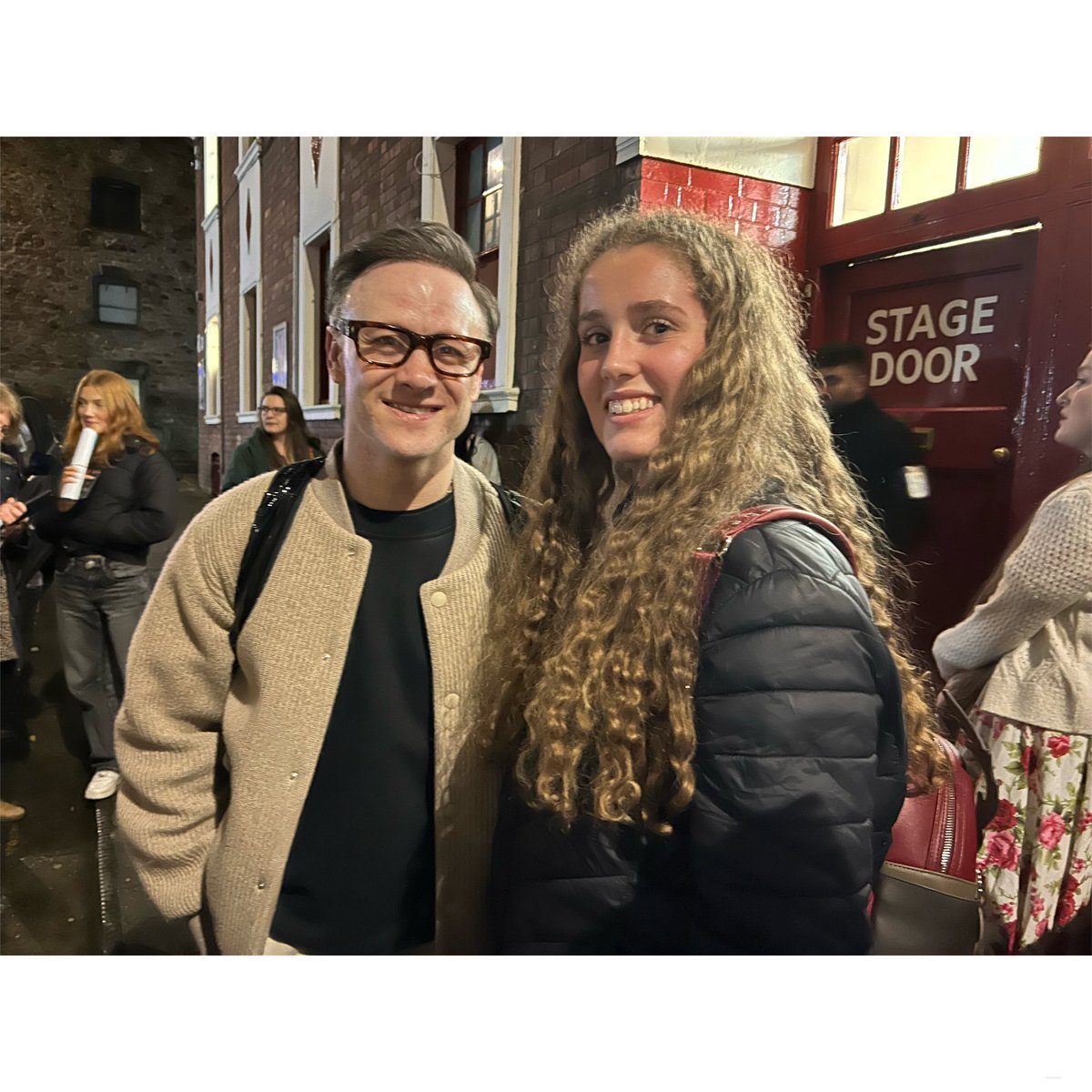 Very lucky to have met <a href="/joanneclifton/">joanne k clifton 💙</a> last summer &amp; <a href="/keviclifton/">Kevin Clifton</a> last night, at stage door <a href="/BristolHipp/">The Bristol Hippodrome</a>! Both were so lovely and took time to meet everyone. Is there a bonus for collecting the set of Clifton’s, a bit like getting Mayfair and Park Lane in Monopoly???!! 😉😉