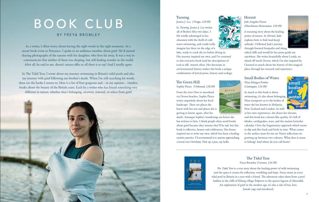 '...people often avoid books about grief because they assume they'll be sad but this book is reflective, honest and celebratory' - thank you @freyabromley for your review of #TheGreenHill in Neptune Decor's Stories magazine. @unbounders @rina_gill @Mathew__Clayton @TCFcharityUK