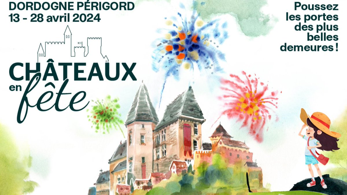 Plus de 80 châteaux et demeures de #Dordogne vous ouvrent leurs portes 🏰✨

🗓️ Rendez-vous du 13 au 28 avril 2024 sur l'ensemble du département. Nos demeures historiques et leurs hôtes vous accueillent à bras ouverts. 

👉lnkd.in/gysSWuE