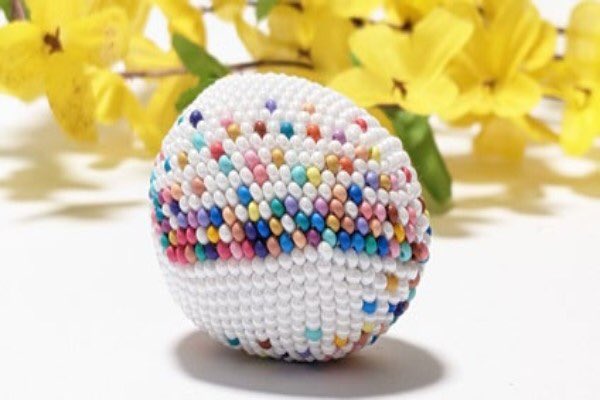 Easter blessings to you all this Good Friday. If you fancy a bit of #beading this weekend we have the perfect #beadedegg Friday freebie download for you. #fridayfreebie #freedownload #printablepattern #beadweaving #seedbeads #beadingtutorial #downlandcrafters #craftbizparty