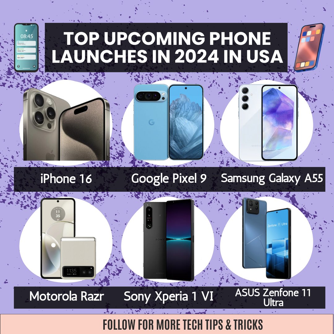 🚀Get ready for the tech revolution in 2024!📱🤯Exciting new phone launches on the horizon promise innovation, style, and performance.🏃

#PhoneLaunch2024 #smartphone #mobiletech #iphoneonly #samsung #googlepixel  #comingsoon  #2024tech #latestphones #motorola #sonyxperia #ASUS