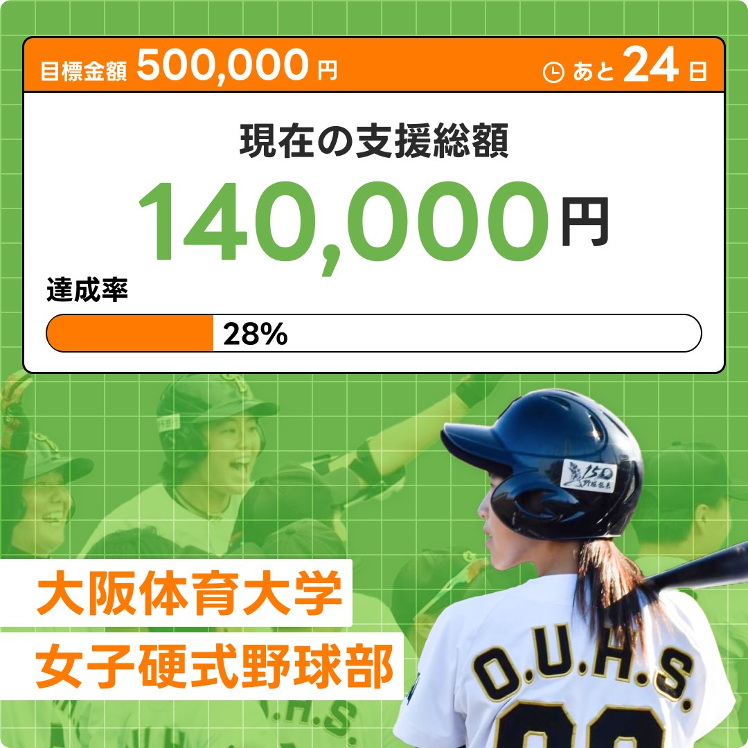 大阪体育大学硬式野球部(女子) tweet media