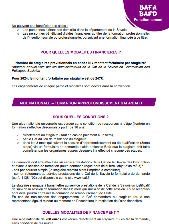 Caf73_actus's tweet photo. #CAF73 poursuit le financement des #BAFA en tiers payant via les organismes de formation. 
👉En 2023, 6 organismes et 300 stagiaires. 
👉Pour 2024, 7 organismes et 560 stagiaires. 
Un soutien CAF73 de près de 140 000 €.
#savoie #enfance #jeunes https://t.co/94vQyOT9st