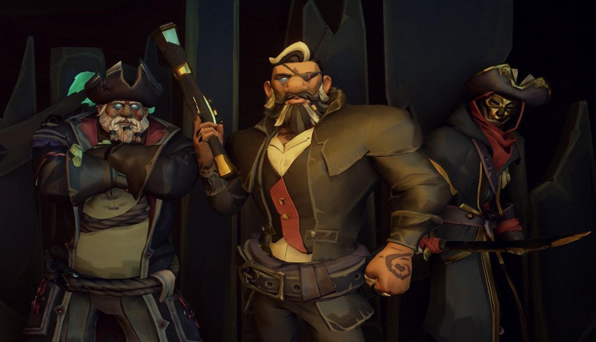 It's been some time since I met new friends at the sea! Run into this guy, had some fun, sunk some boats, gathered loads of loot. Cheers friend!
<a href="/SeaOfThieves/">Sea of Thieves</a> #SeaOfThieves